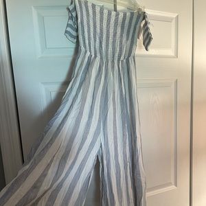 Skylar + Madison Jumpsuit with lace up back